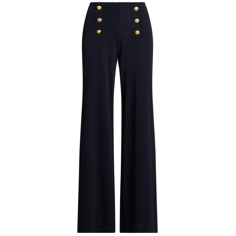 Lauren Ralph Lauren Stretch Jersey Wide-Leg Pant